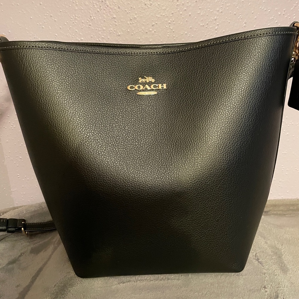Coach Black Large City Bucket Bag - H2439-CT803